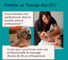 Formation "Massage-Bien-Etre" <br>