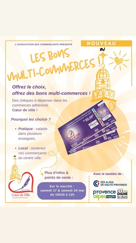 Les bons multi-commerces Coeur de ville