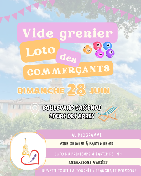 Loto des commerçants et Vide-grenier