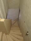 Escalier neuf frêne massif moderne