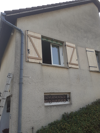 Volets pleins, lames sapin, structure chêne