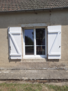 Volets pleins, lames sapin, structure chêne