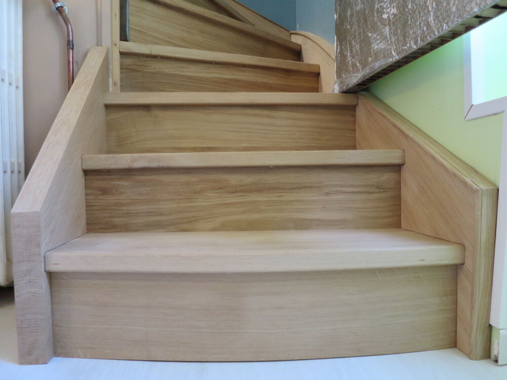 Renovation escalier chêne à Ravières