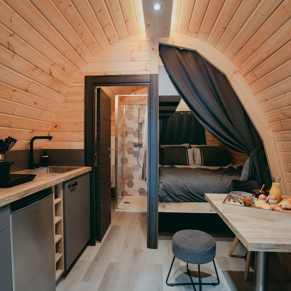 L'espace de vie - Cottage bois