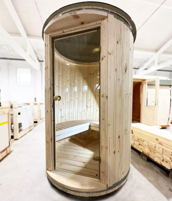 Profitez du sauna, même dans les espaces les plus restreints.