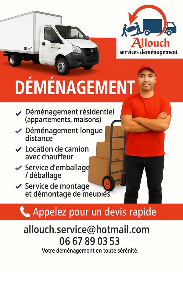 Votre partenaire de déménagement à Denain