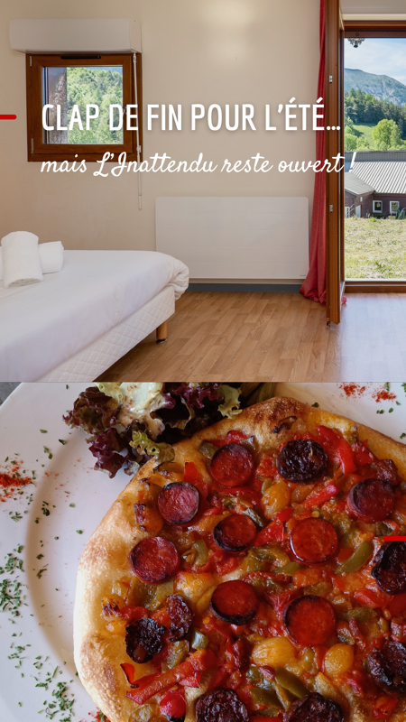 Au Vernet, L’Inattendu accueille dans un joli cadre, entre nature, calme et gourmandise.