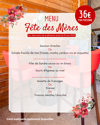 Menu spécial Fête des Mères