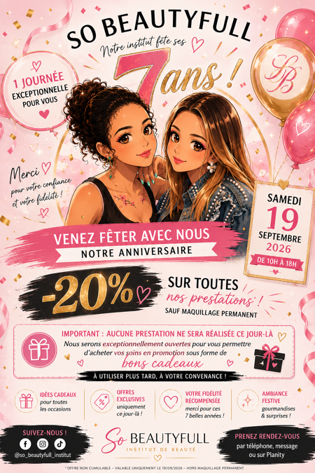 So Beautifull fête ses 7 ans !