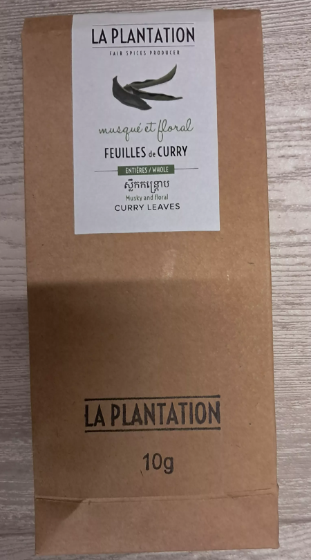 Feuilles de curry/Kaloupilé 10G La Plantation