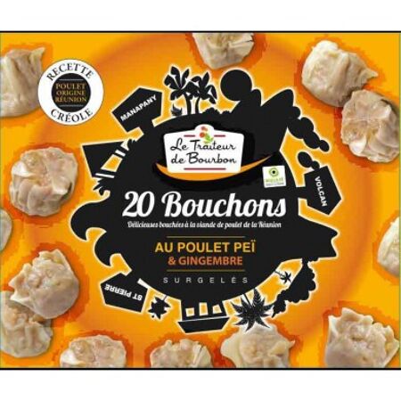 Bouchons Réunionnais Poulet Gingembre X 20