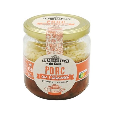 Porc au Caramel et son Riz Basmati 300G