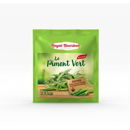 Piment Vert Royal Bourbon  100G