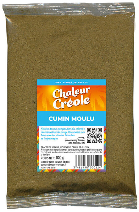 Cumin Moulu 100G Chaleur Créole