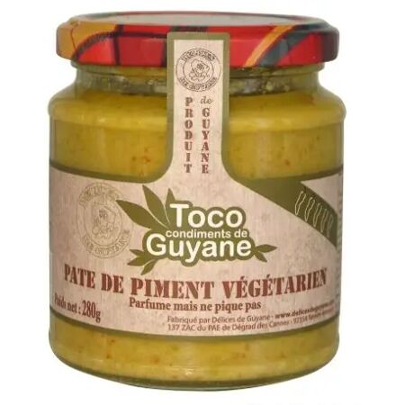 Pâte de Piment Végétarien 90G Toco Guyane
