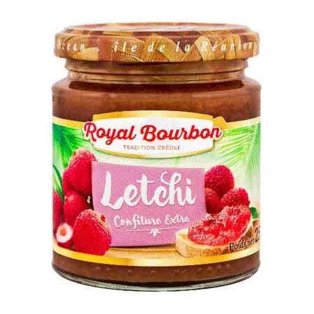 Confiture Letchi Royal Bourbon 250G