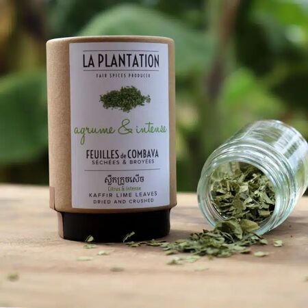 Feuilles de Combava Concassées 25G La Plantation