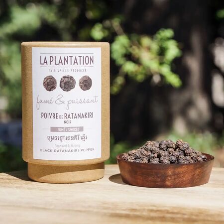 Poivre de Ratanakiri Noir Fumé 50G La Plantation