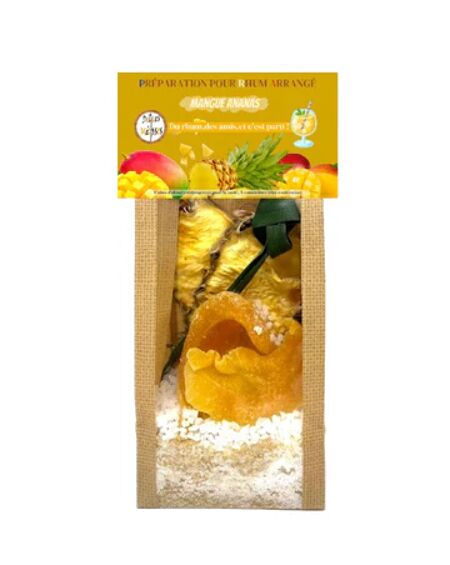 Préparation Rhum Arrangé Mangue Ananas 250G