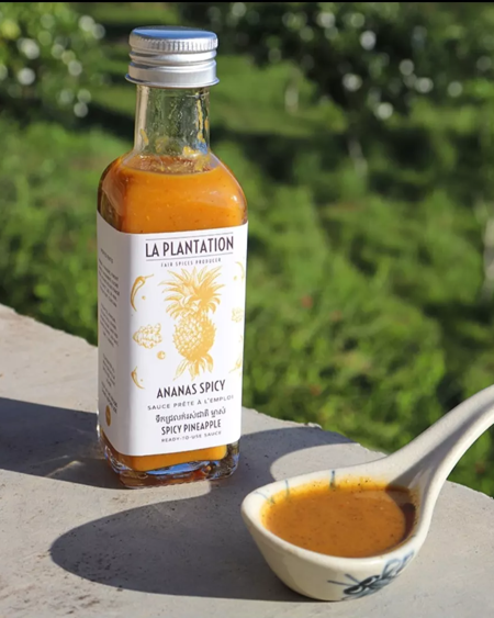 Sauce Ananas Spicy 100ML La Plantation