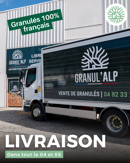 Livraison de granulés à domicile