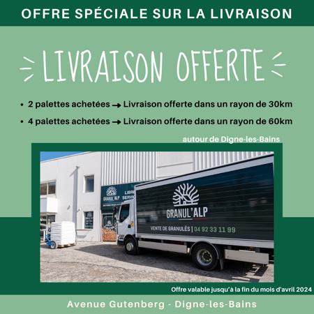 OFFRE SUR LA LIVRAISON