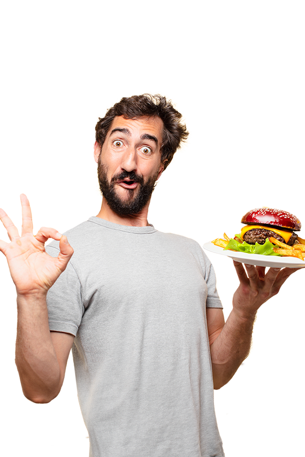 <span><span>Restauration Rapide</span><span>Je veux le menu !</span></span>