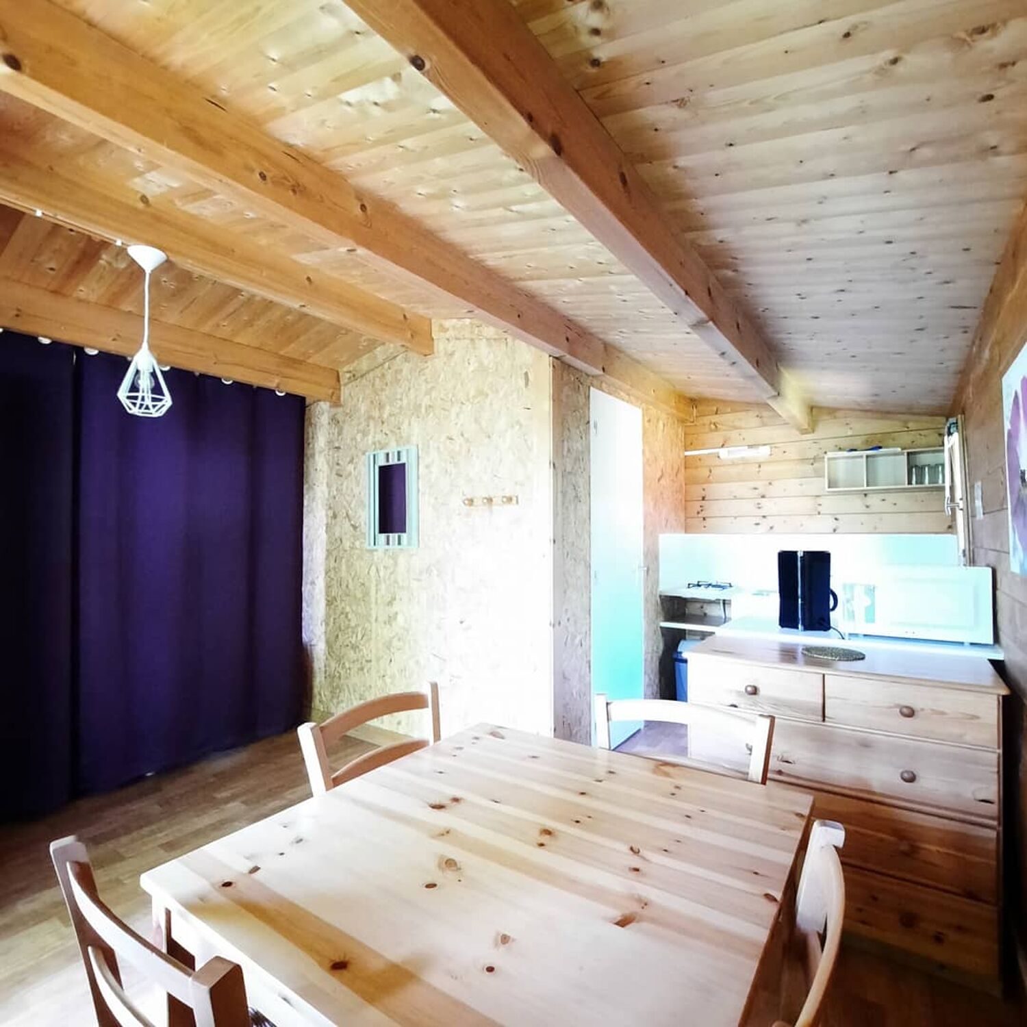 24m2 chalet with sanitary facilities