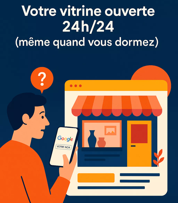 Premier réflexe d’un client : taper votre nom sur Google