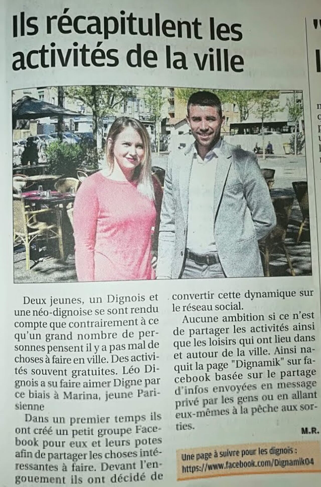 Et les choses ont commencé par ça...