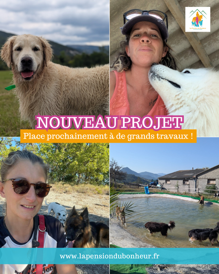 Pension du Bonheur en plein chantier