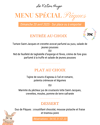 Menu de Pâques à 39€ !