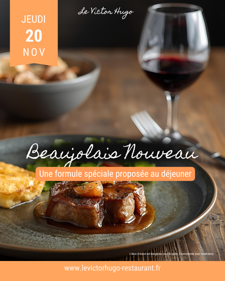 Beaujolais Nouveau : Jeudi 20 novembre à midi !