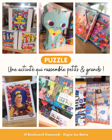Puzzles : ludiques et complice!
