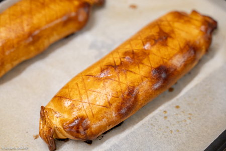 Brioche de boudin blanc