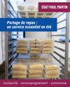 Portage de repas en été