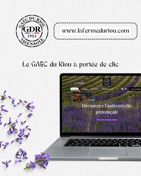 Le GAEC du Riou en ligne 🌿
