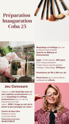Le centre se transforme en studio photos et maquillage