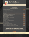 Carte de pâtes irrésistible 🍝