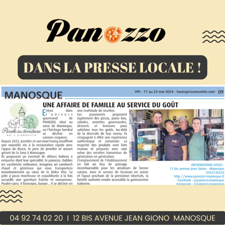 Panozzo dans la presse locale 📰