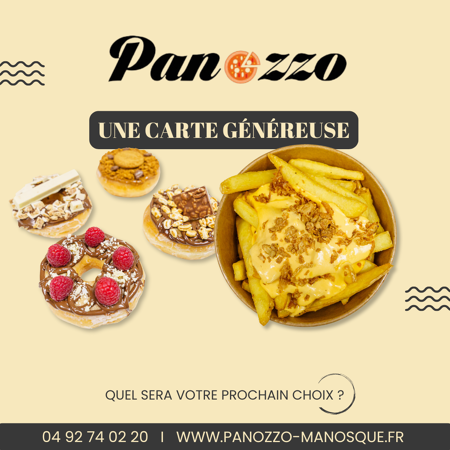 Une carte généreuse 😋