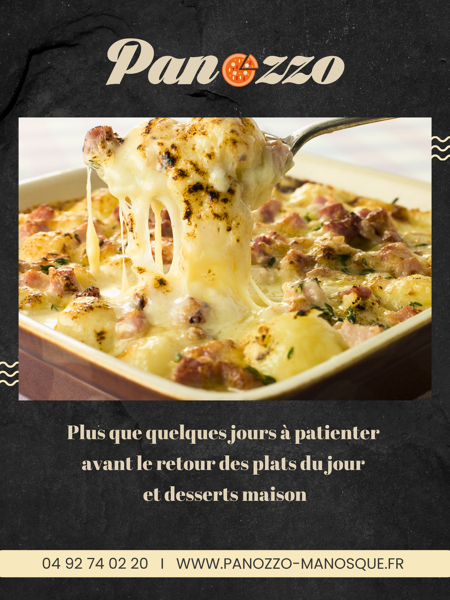 Le retour des plats du jour