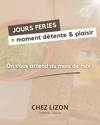 Détente et saveurs Chez Lizon