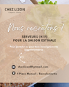 Recrutement été chez Lizon