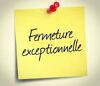 FERMETURE DU SECRETARIAT DE MAIRIE