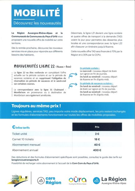 Galerie photo des transports de Cherier n°0