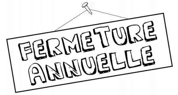 La bibliothèque sera fermée du samedi 29 juillet à 12h au samedi 19 août inclus. Réouverture le samedi 26 août à 10h.