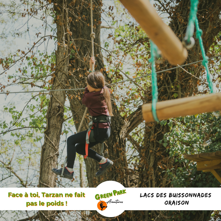 Dans la jungle d'Oraison, Greenpark Adventures t'invite à vivre une expérience digne de Tarzan !