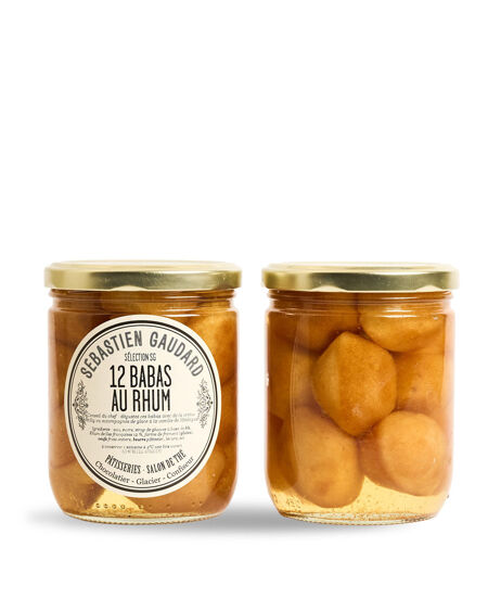 Douze Babas au rhum en bocal