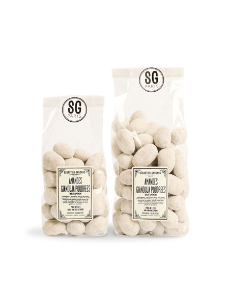 Amandes gianduja poudrées